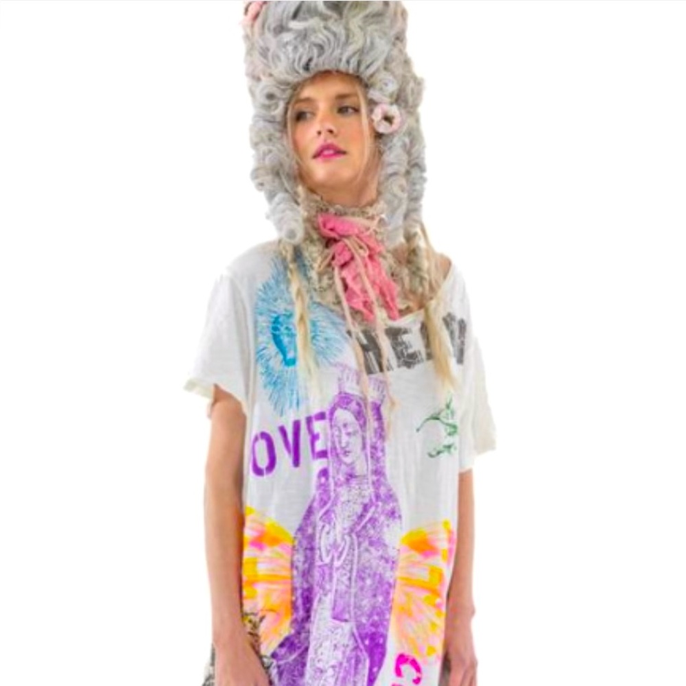 Sacred Heart graffiti T dress